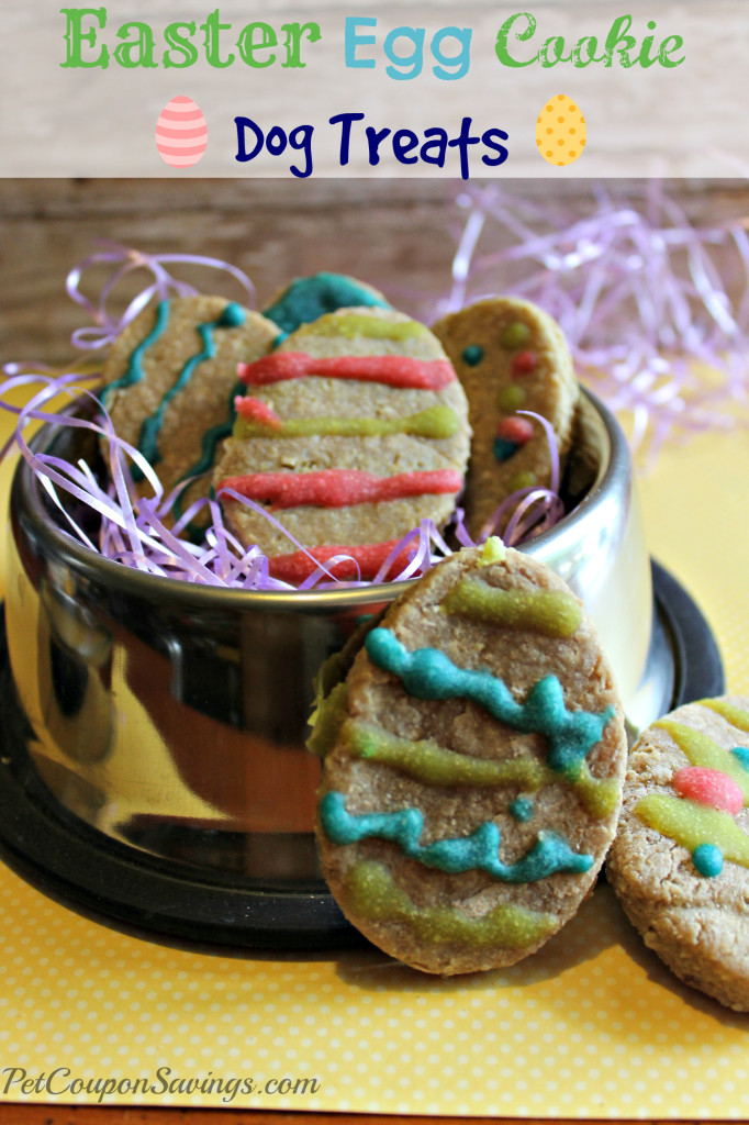 Homemade Easter Egg Cookie Dog Treats - Pet Coupon Savings