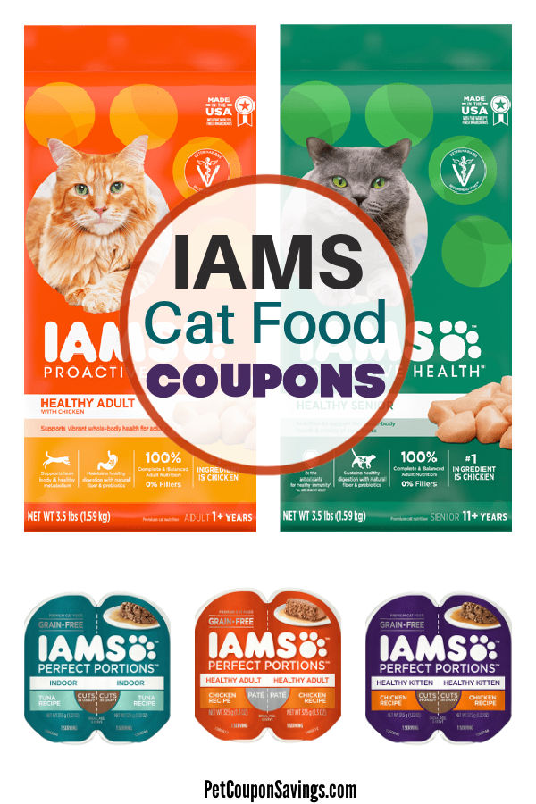 IAMS Cat Food Coupons, 2021 Pet Coupon Savings