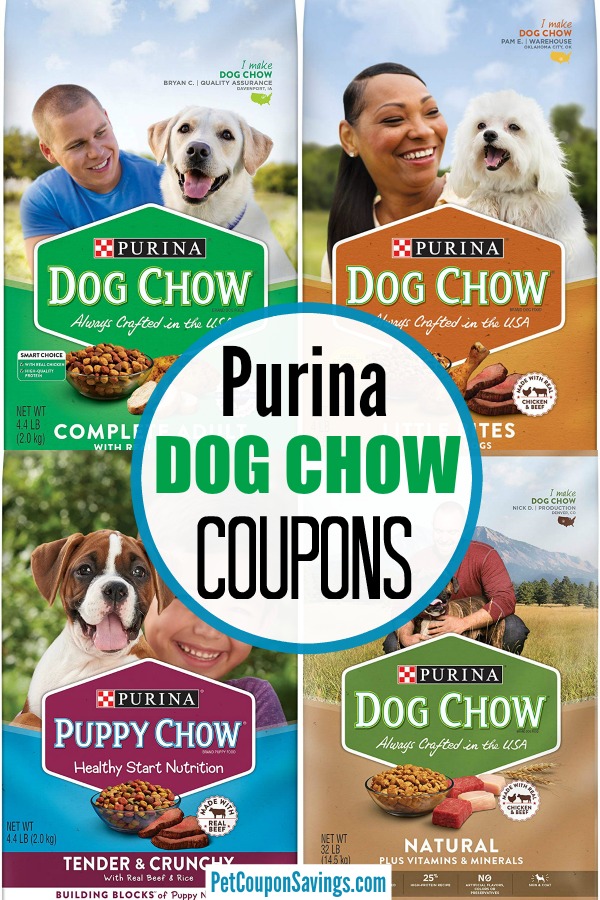 Purina Dog Chow Coupons 2021 Printables Pet Coupon Savings