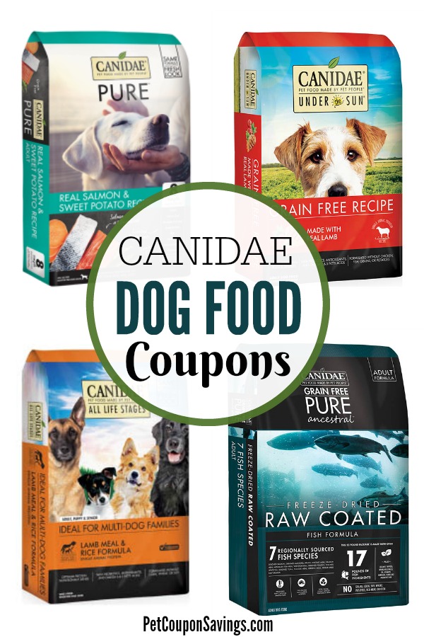 Canidae Dog Food Coupons: $21 in 