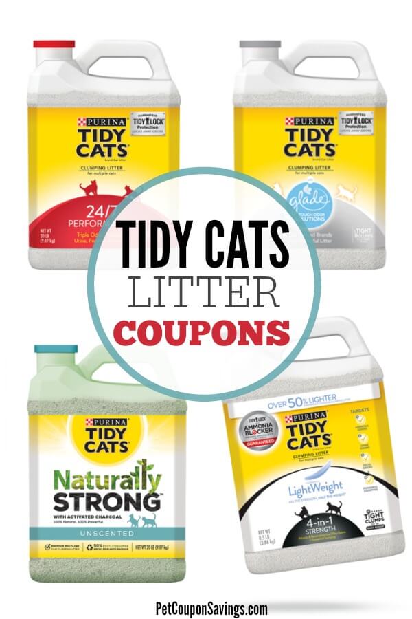 $4 Tidy Cats Litter Coupon 2023 Printable Pet Coupon Savings