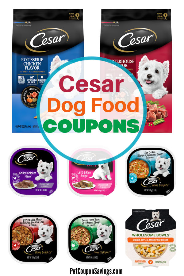 Cesar Dog Food Coupons