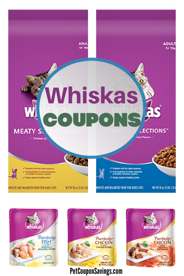 Whiskas Cat Food Coupons 2023 Pet Coupon Savings